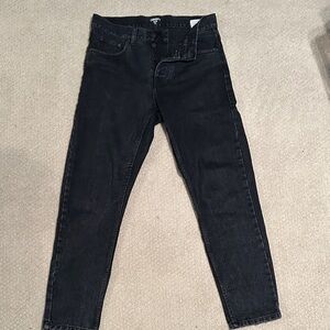 Carhartt WIP Men's Newell Pant in Stonewash Black